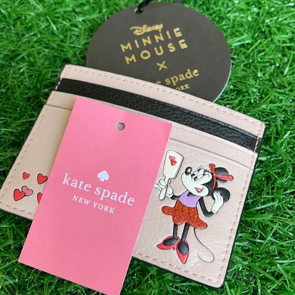 disney x kate spade new york minnie sm cardholder